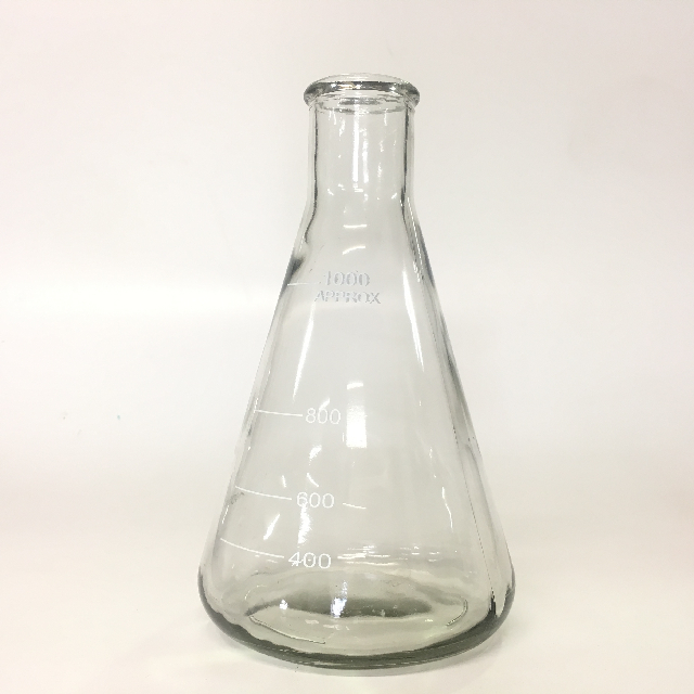 LAB GLASSWARE, Conical Flask 1000mL 22cm H